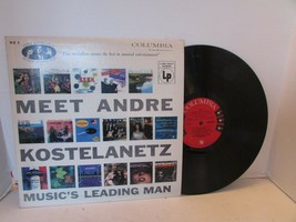 Meet Andre Kostelanetz Music&#39;s Leading Man Record Album Columbia KZ1 - £4.35 GBP