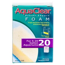 Aquaclear Filter Insert Foam For Aquaclear 20 Power Filter - $24.97