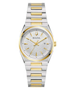 Bulova Two Tone Stainless Steel Quartz Ladies Watch