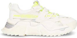 STEVE MADDEN DYNAMIC POWER Sneakers White/Lime Combination New FASHION S... - $118.72
