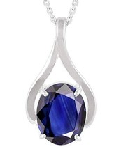 9.25 Ratti 8.00 Carati Zaffiro Blu Nilam/Neelam Pietra Argento Placcato... - £32.36 GBP