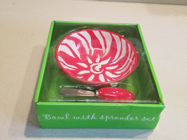 MSC Mainstreet Collection Candy Shaped Bowl with Spreader Set (NEW) - $14.80