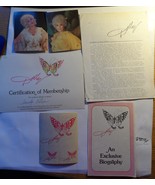 Dolly Parton 6 pc Vintage Lot Postcards Flyer Stickers Fan Membership 19... - $354.74 MXN