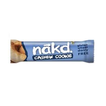 Nakd Cashew Cookie Gluten Free Bar 35 g (Pack of 18)  - $23.00