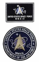 United States Space Force USSF Patch [2PC Bundle -Hook Fastener -SF5,SF2] - £11.12 GBP