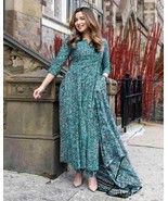 Designer Beautiful Handblock Bagru Printed Kurti set with Dupatta  india... - $45.23