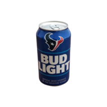 Houston Texans NFL 2023 Limited Edition 12 Oz EMPTY Bud Light Beer Can Blue - $10.89