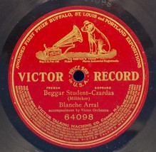 Blanche Arral (in French) 78 Beggar Student - Czardas B5 - £15.81 GBP