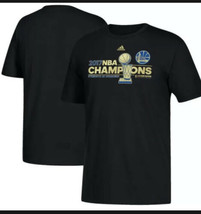 Golden State Warriors Men&#39;s Adidas 2017 NBA Champions Locker Room T-Shir... - $18.69