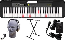 Casio LK-S250 61-Key Premium Lighted Keyboard Pack with Stand, Headphones &amp; - $285.99
