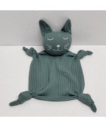 Kate Quinn Green Kitty Cat Security Blanket Baby Lovey - $917.50 MXN