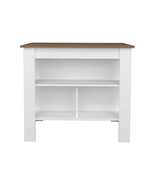 Kitchen Island Ada, Kitchen, Mahogany / White - $1,217.24 CAD