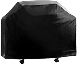 Blue Rhino 60&quot;x 45&quot;x 20&quot; Black Peva Grill Cover Hook &amp; Loop Side Closure Straps - £12.65 GBP