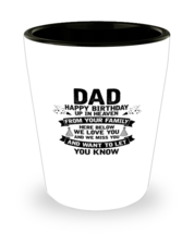 Shot Glass Tequila Party Funny Happy Birthday in Heaven to my Dad  - £15.58 GBP