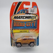 Matchbox Hero City Sand Speeder #55 Metallic Gold Diecast Car 2004 - $9.89