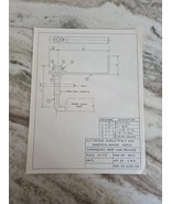 Antique drawing 8&quot; x 17&quot; Kittredge Industries Emergency Drop Lead Warren ME - $8.22 CAD