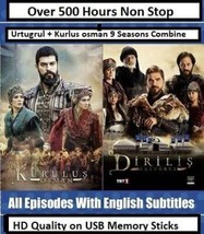 Resur Ertugrul Series + Kurlus Osman Series 9 Season Bundle with English... - $126.99