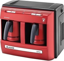 Beko Arcelik K3190P Lal Turkish Coffee Maker Automatic Machine Red - £474.02 GBP