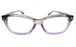 New Tom Ford TF 5G59L77 56mm Oversized Brown Purple Women&#39;s Eyeglasses Frame G - £150.56 GBP