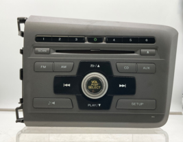2012 Honda Civic AM FM CD Player Radio Receiver OEM C02B49018 - $98.99