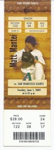 2004 San Francisco Giants @ Arizona Diamondbacks Full Unused ticket June 1st - $9.46