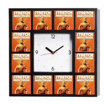 Advertising Stretch Armstrong Toy Retro Promo Clock 10.5&quot;. Not $65 - £26.20 GBP