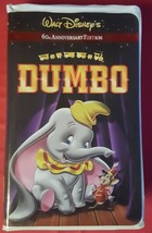 Walt Disney&#39;s Dumbo (VHS Video Cassette Tape , 2001, 60th Anniversary Ed... - £3.10 GBP