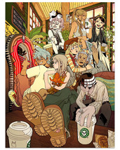 Soul Eater Death Backs Café Anime Poster Screen Print Art 18x24 Mondo - $59.99