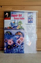 Fantasy Castle Mrs Lee&#39;s Paper Art Project Crafts SEALED NEW Vintage 2001 - $10.74