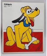 Vtg Playskool Wood Board Puzzle Disney Mickey Mouse’s PLUTO The dog 7pc ... - €10,25 EUR