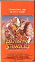 Blazing Saddles VHS Gene Wilder Mel Brooks Harvey Korman Madeline Kahn - £1.56 GBP