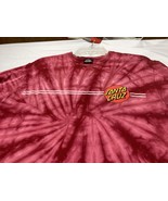 Santa Cruz Surf Skateboards Double-Hit Tie Dye Graphic T Shirt Size Medi... - £6.72 GBP