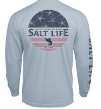 Salt Life Salty Honor Mens Graphic Long Sleeve T-Shirt - 2XL/XL/Large - NWT - £19.65 GBP