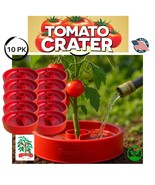 Tomato Crater Gardening Tool, 12” Red Plastic for Healthier Tomatoes 10pk - $119.95