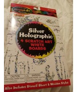 Melissa &amp; Doug Scratch Art Silver Holographic - $5.42 CAD