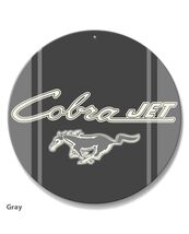 Ford Mustang Cobra Jet Car Vehicle Logo Poster Metal Round Sign 8x8in Vi... - €21,47 EUR