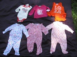MEGA BIG BABY GIRLS JUICY COUTURE CLOTHING CLOTHES LOT BUNDLE 3-6 MOS RO... - $66.32
