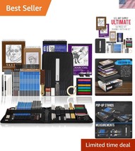 Premium Portable 54-Piece Sketching Set with Pop-Up Organizer &amp; Carry Case - $1,120.91 MXN