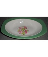 Taylor Smith and Taylor CONVERSATION SHAPE - FLORAL PATTERN Oval Vegetable Bowl - $19.79