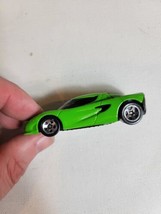2000s Diecast Toy Car VTG Mattel Hot Wheels Green Lotus Project M250 - $8.37