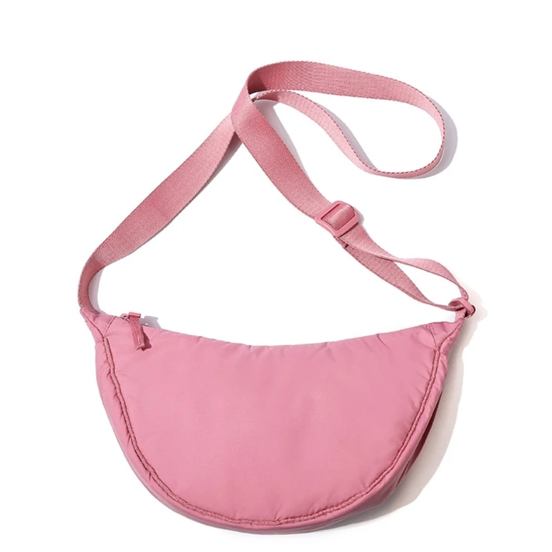 Women&#39;s Portable Shoulder Bag Simple Female Oxford Cloth Padded Crossbod... - $19.35