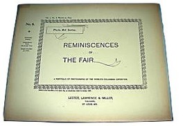 1893 Chicago Worlds Fair REMINISCENCES Photo Series 1,8 Columbus Exposition - £18.40 GBP