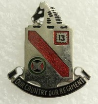 Vintage US Military DUI Pin 79th Field Artillery Bn OUR COUNTRY OUR REGI... - $9.29