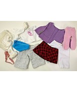 American Girl brand lot misc. 18” doll clothes shirts pants skirt sweate... - £14.01 GBP