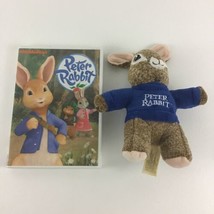 Nickelodeon Peter Rabbit DVD Animated Episodes with Plush Stuffed Animal Toy Lot - £15.51 GBP