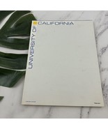 University of California Vintage 1985 Note Memo Pad Paper College Letter... - $19.79