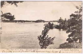 Postcard View From Devil&#39;s Oven Thousand Islands On Canadian Pacific Railway - £7.01 GBP