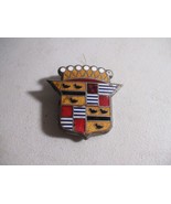 Vintage Enamel 1948 1949 Cadillac Car Hood Trunk Crest Emblem Ornament rare - €51,58 EUR