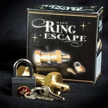Magic Ring Escape - Professional Brass Model - Wonderful Close-up Magic - £26.10 GBP