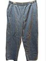 Baxter &amp; Wells ALTERED Crop Jeans Women&#39;s sz 16 elastic waist - £12.27 GBP
